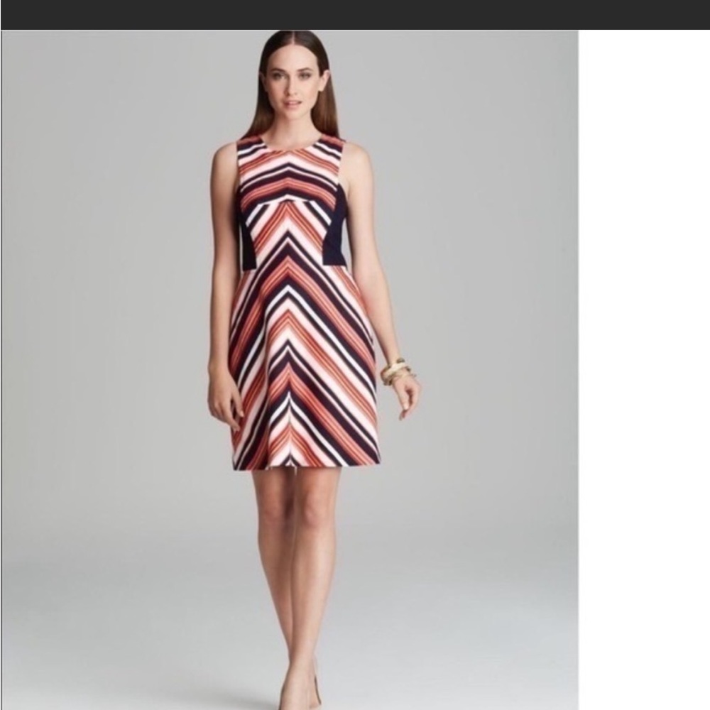 Trina Turk Multicolor Stinson Beach Stripe Night Out Dress size 12